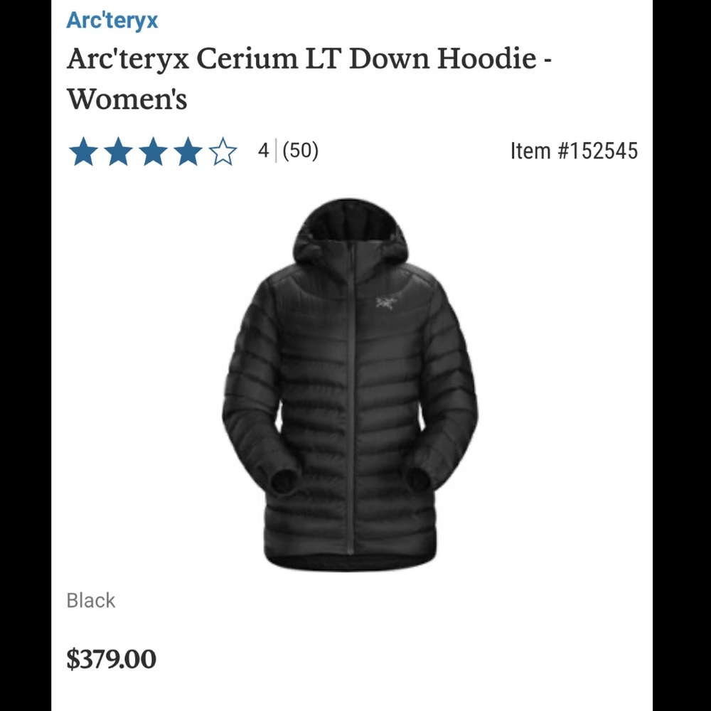 Arc'teryx Cerium LT Down Hoodie - Women's